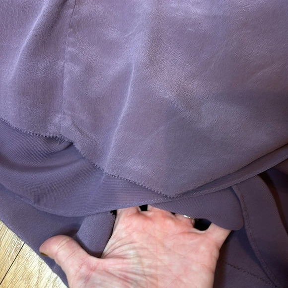 Wilfred Bisous Silk Dress Purple Maxi Size Small - Picture 4 of 6